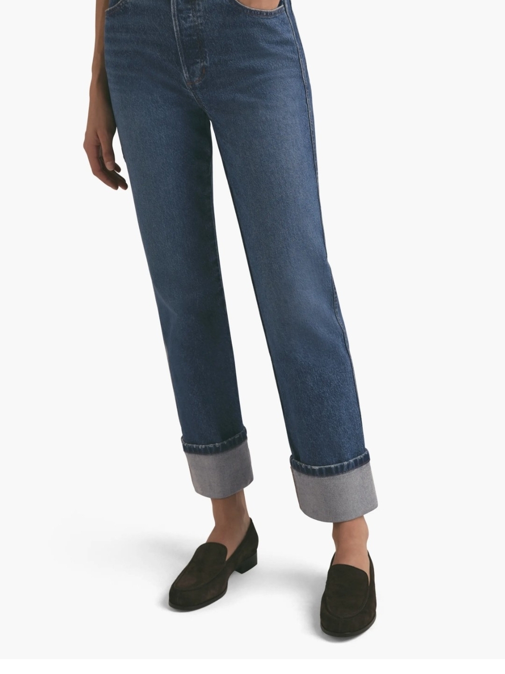 Valentina Jeans in Essex with Cuffed Hem